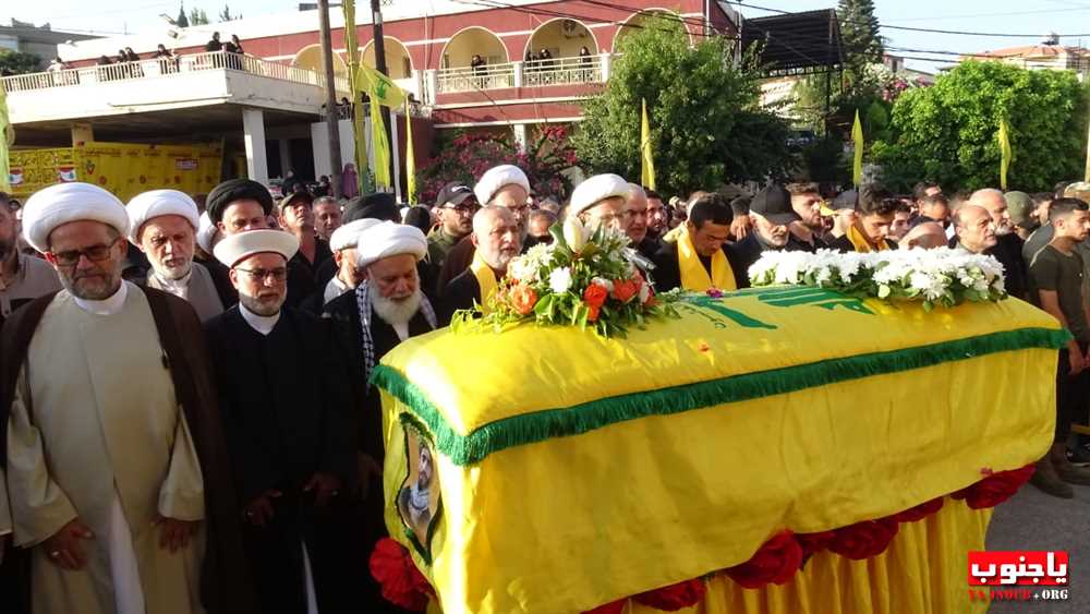 لقطات مصورة من تشييع الشهيد جهاد أحمد حايك