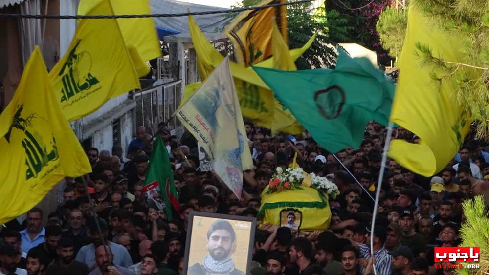 لقطات مصورة من تشييع الشهيد جهاد أحمد حايك