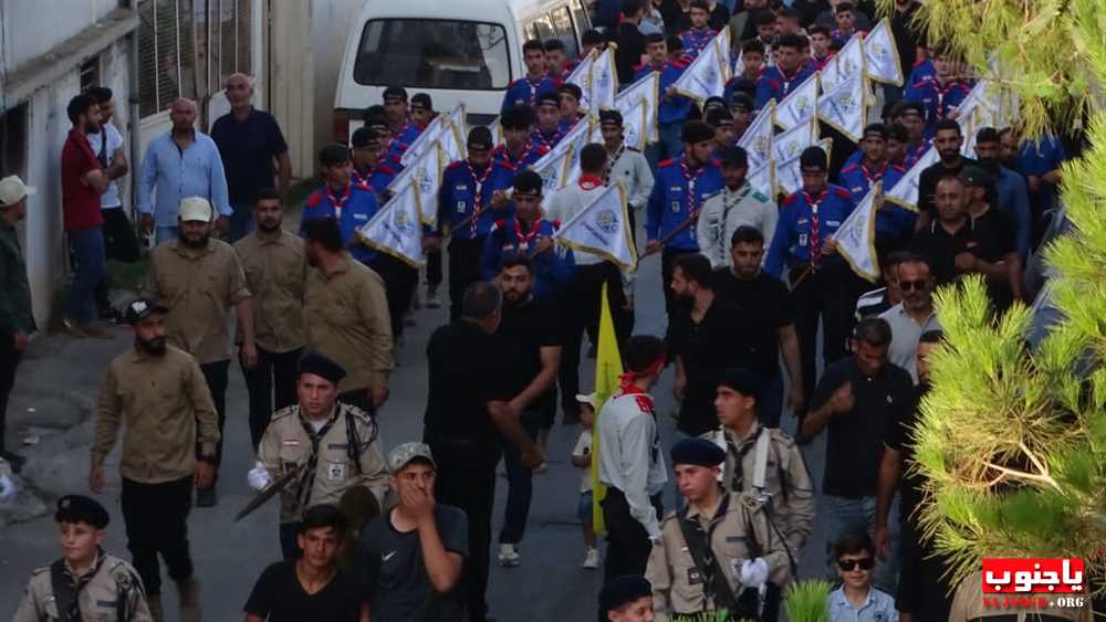 لقطات مصورة من تشييع الشهيد جهاد أحمد حايك
