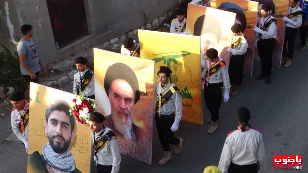 لقطات مصورة من تشييع الشهيد جهاد أحمد حايك