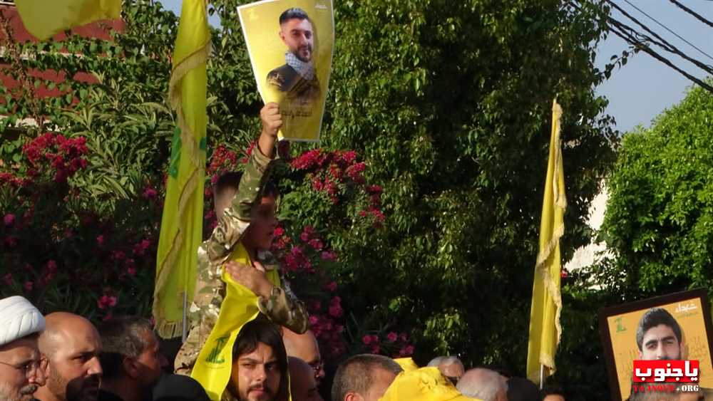 لقطات مصورة من تشييع الشهيد جهاد أحمد حايك