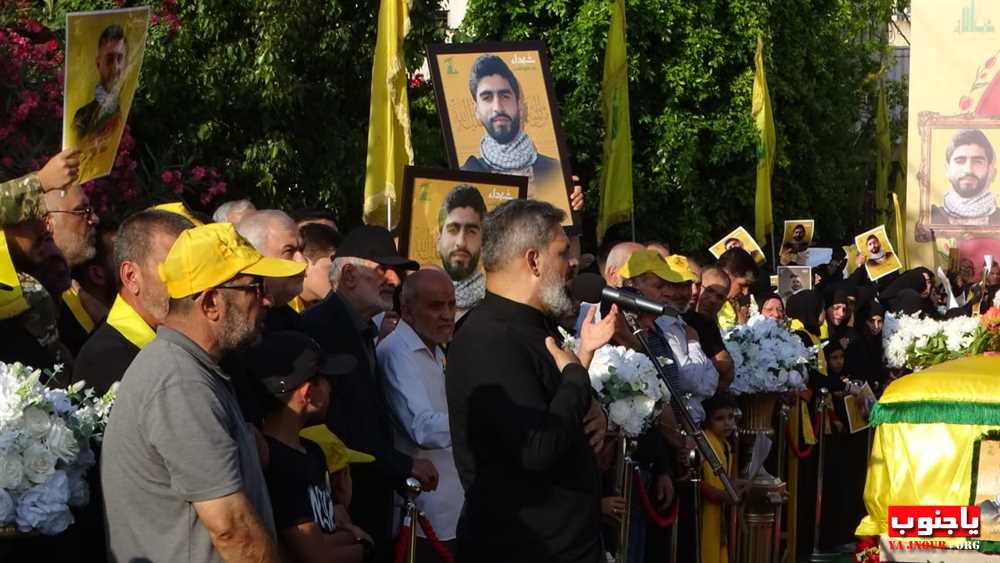 لقطات مصورة من تشييع الشهيد جهاد أحمد حايك