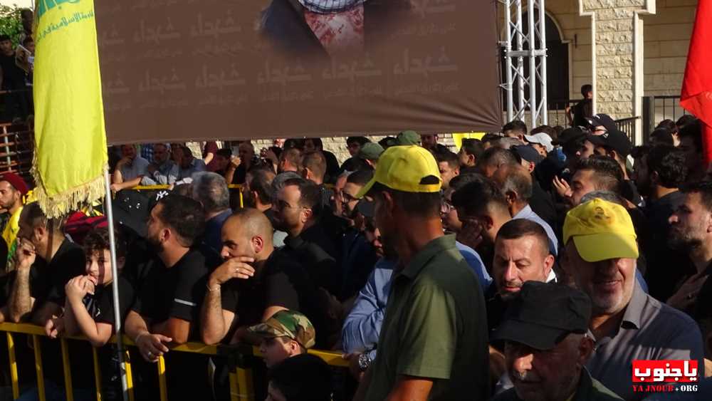 لقطات مصورة من تشييع الشهيد جهاد أحمد حايك