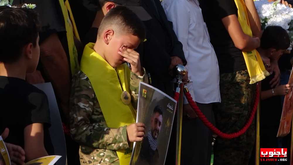 لقطات مصورة من تشييع الشهيد جهاد أحمد حايك