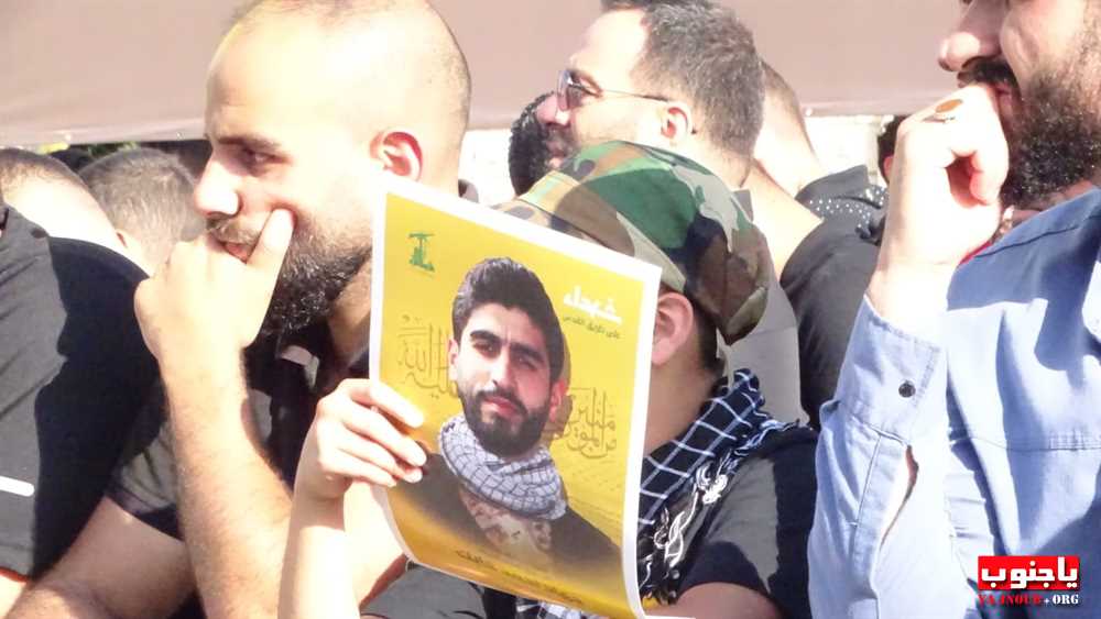 لقطات مصورة من تشييع الشهيد جهاد أحمد حايك
