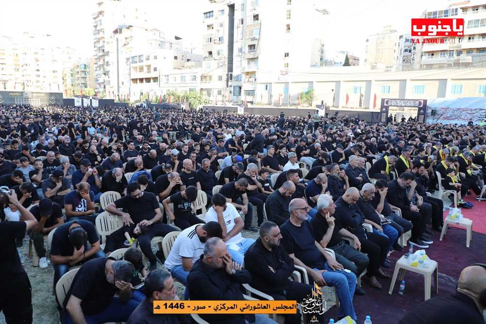     عاشوراء : مدينة صور _ ملعب الآثار احياء مجلس  اليوم الثالث 