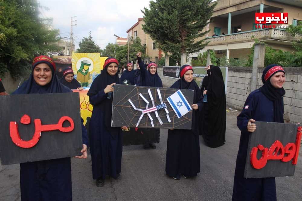 لقطات مصورة من المسيرة العاشورائية في بلدة أنصارية الجنوبية