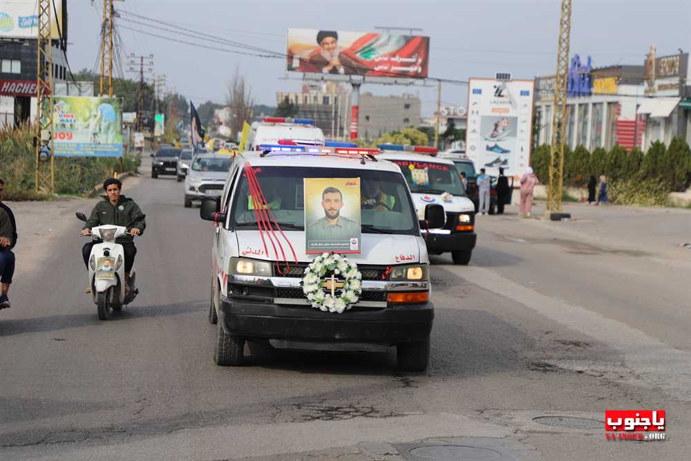 حزب الله و جمهور المقاومة يشيعون شهداء بلدة باتوليه الجنوبية 