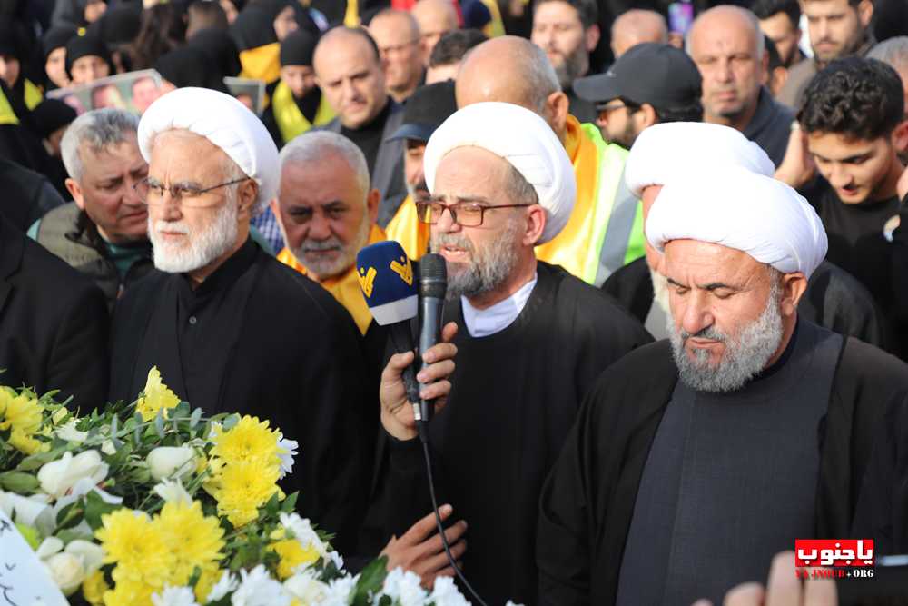 حزب الله و جمهور المقاومة يشيعون شهداء بلدة باتوليه الجنوبية 