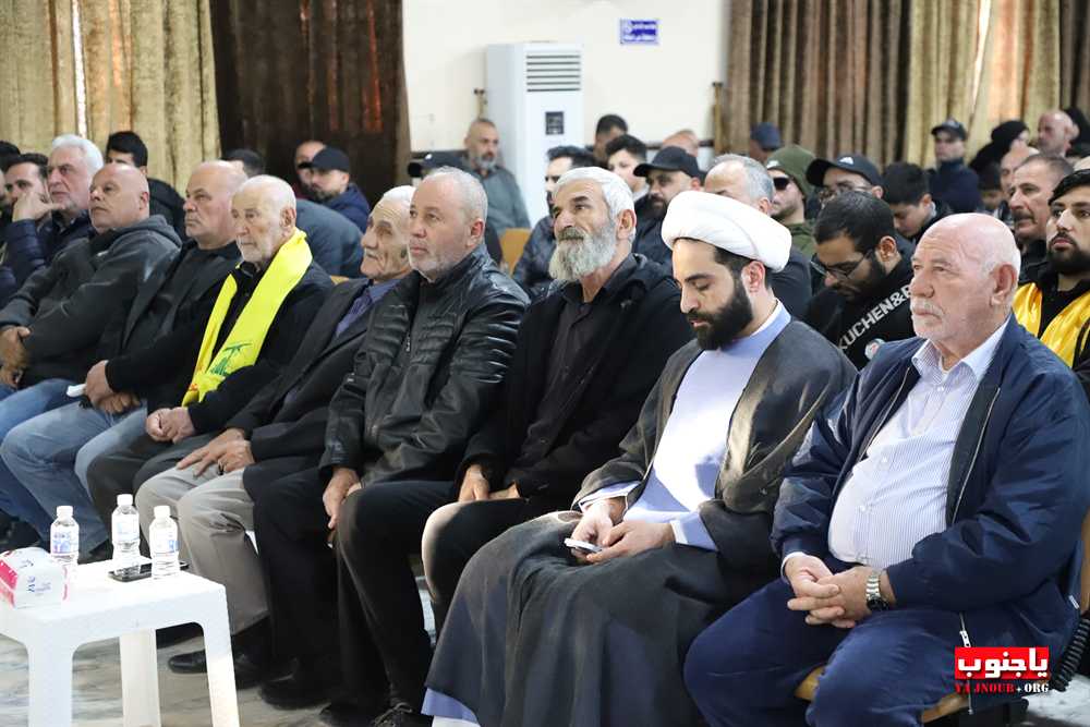 طيردبا : مجلس عزاء حسيني و تقبل التهاني و التبريكات بشهداء طيردبا على طريق القدس في حسينية السيدة زينب ع 