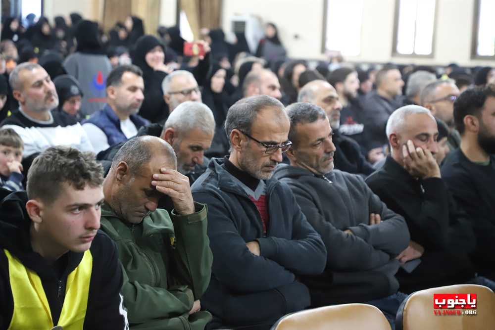 طيردبا : مجلس عزاء حسيني و تقبل التهاني و التبريكات بشهداء طيردبا على طريق القدس في حسينية السيدة زينب ع 