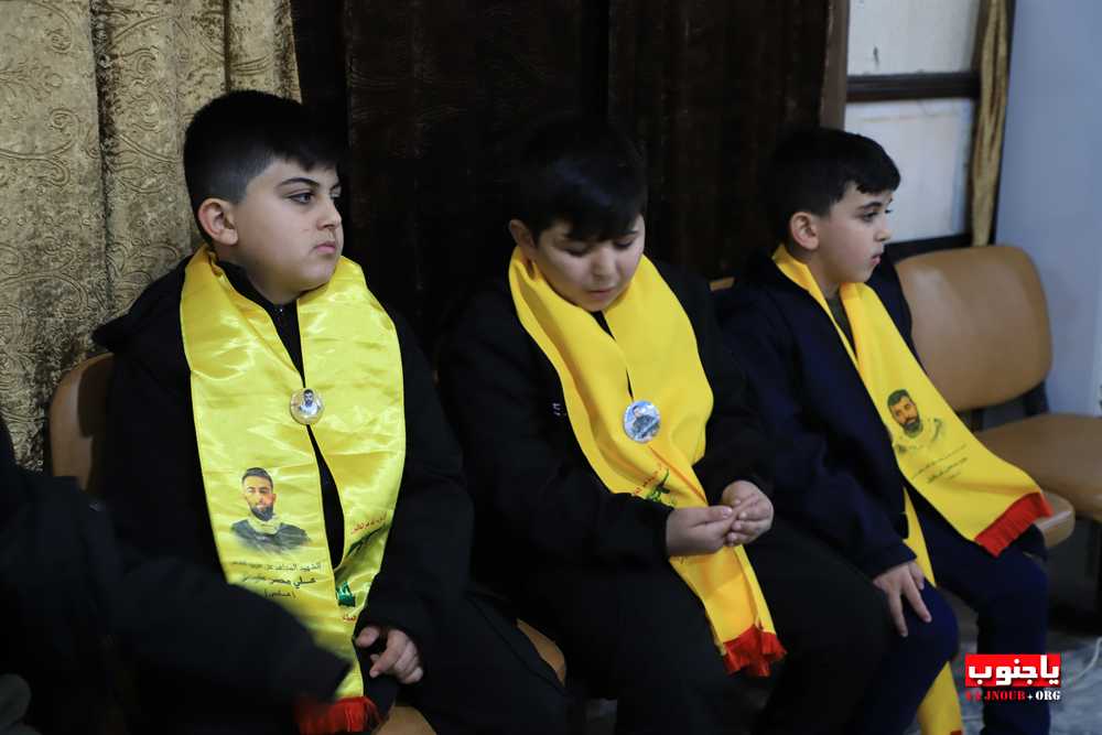 حفل تكريمي لشهداء بلدة الجبين الجنوبية على طريق القدس في حسينية السيدة زينب ع _ طيردبا 