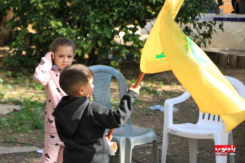 طيردبا : بالصور لقطات من تشييع الشهيد المجاهد على طريق القدس حسن غسان حجازي 