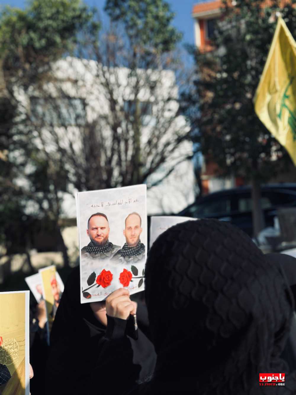 بلدة طيردبا شيعت الشهيدين المجاهدين على طريق القدس عدنان يونس يونس و علي محمد زيات الجزء الثاني