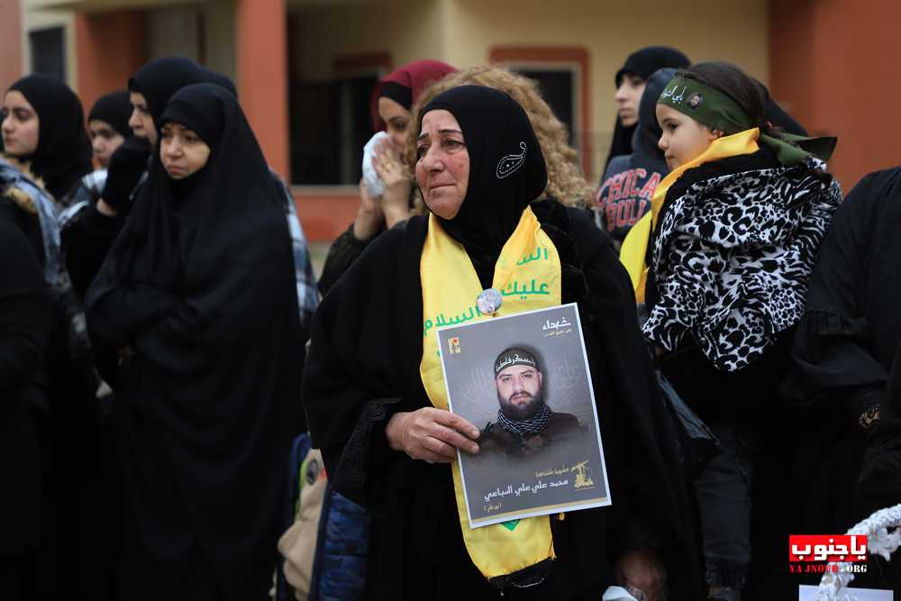 من استقبال الشهيد المجاهد على طريق القدس محمد سباعي في بلدة طيردبا الجنوبية 
