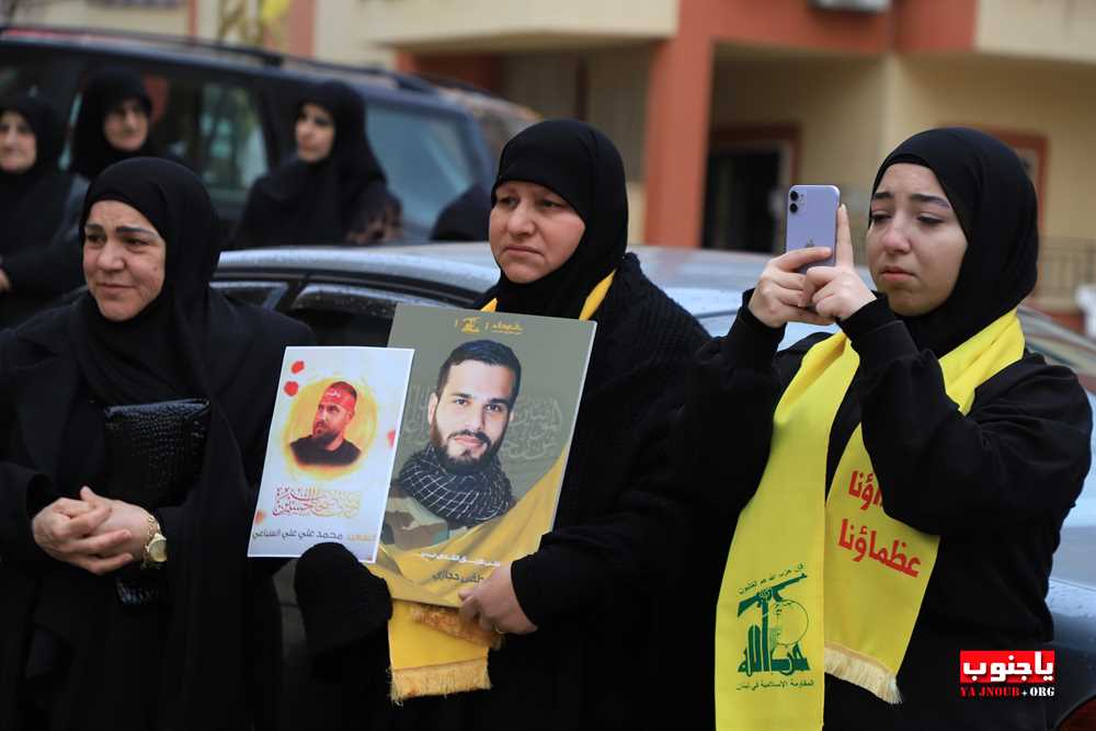 من استقبال الشهيد المجاهد على طريق القدس محمد سباعي في بلدة طيردبا الجنوبية 