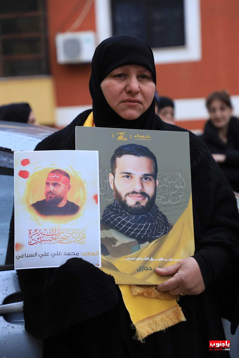 من استقبال الشهيد المجاهد على طريق القدس محمد سباعي في بلدة طيردبا الجنوبية 