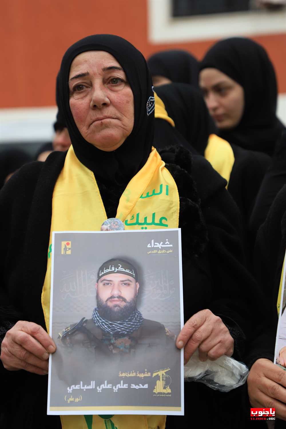 من استقبال الشهيد المجاهد على طريق القدس محمد سباعي في بلدة طيردبا الجنوبية 