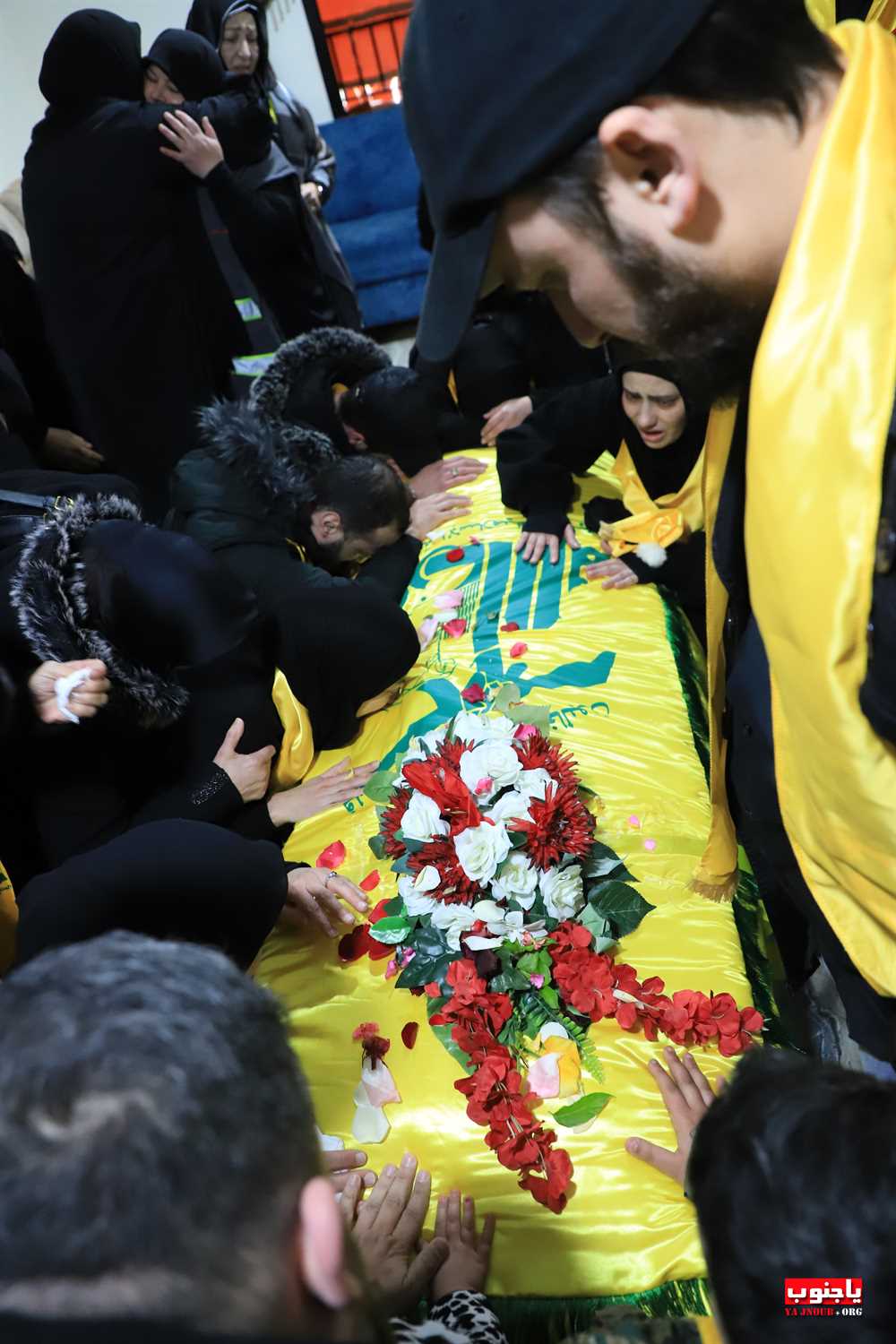 من استقبال الشهيد المجاهد على طريق القدس محمد سباعي في بلدة طيردبا الجنوبية 