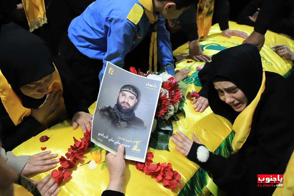 من استقبال الشهيد المجاهد على طريق القدس محمد سباعي في بلدة طيردبا الجنوبية 