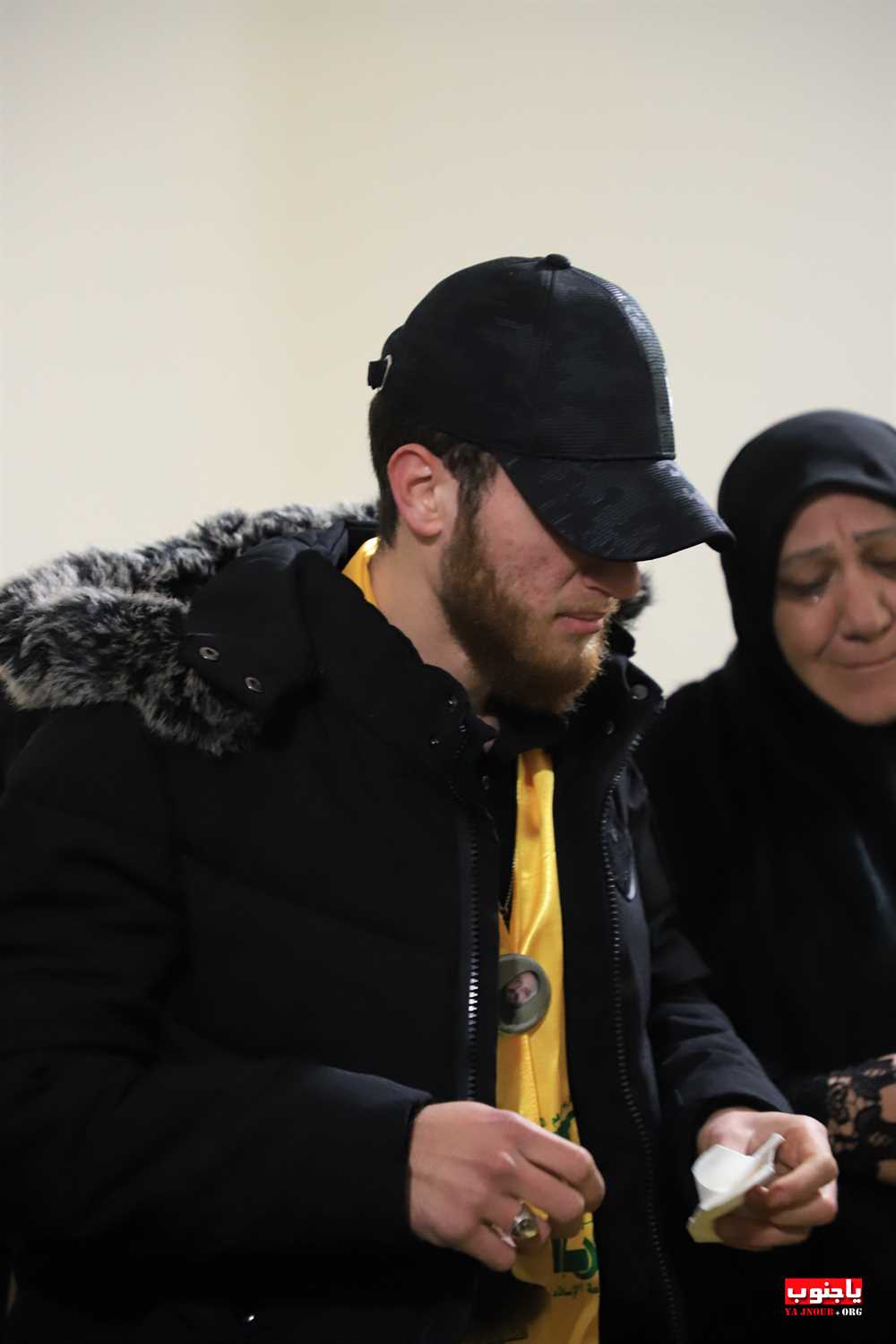 من استقبال الشهيد المجاهد على طريق القدس محمد سباعي في بلدة طيردبا الجنوبية 