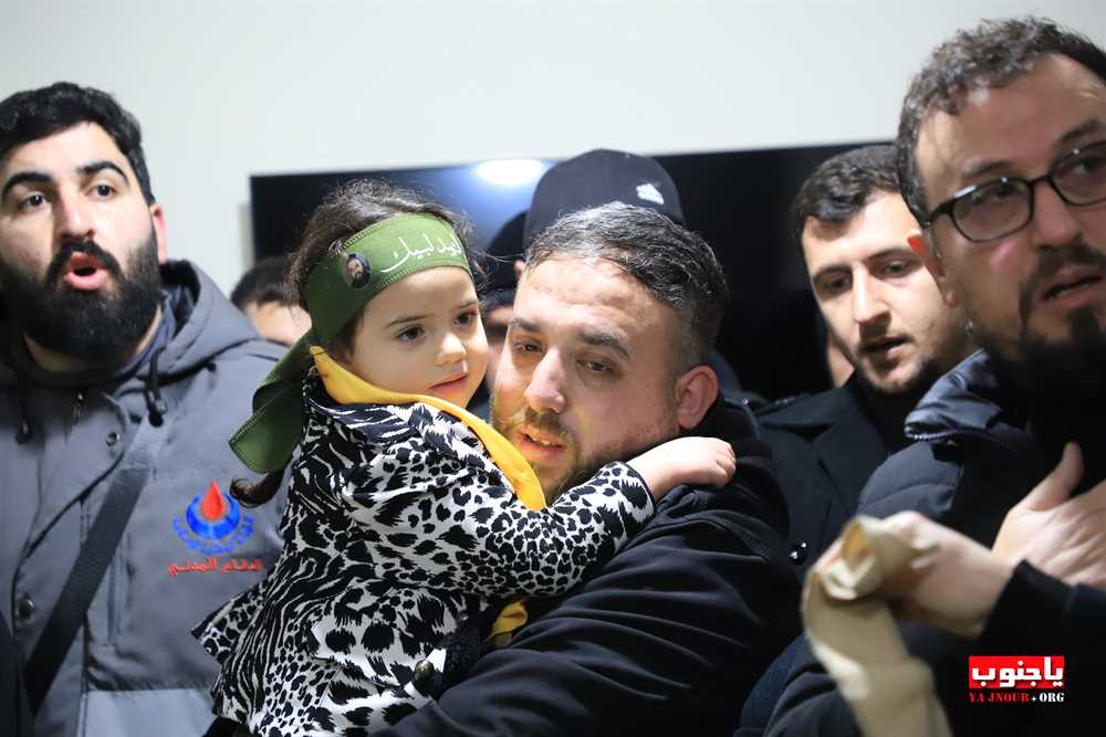 من استقبال الشهيد المجاهد على طريق القدس محمد سباعي في بلدة طيردبا الجنوبية 