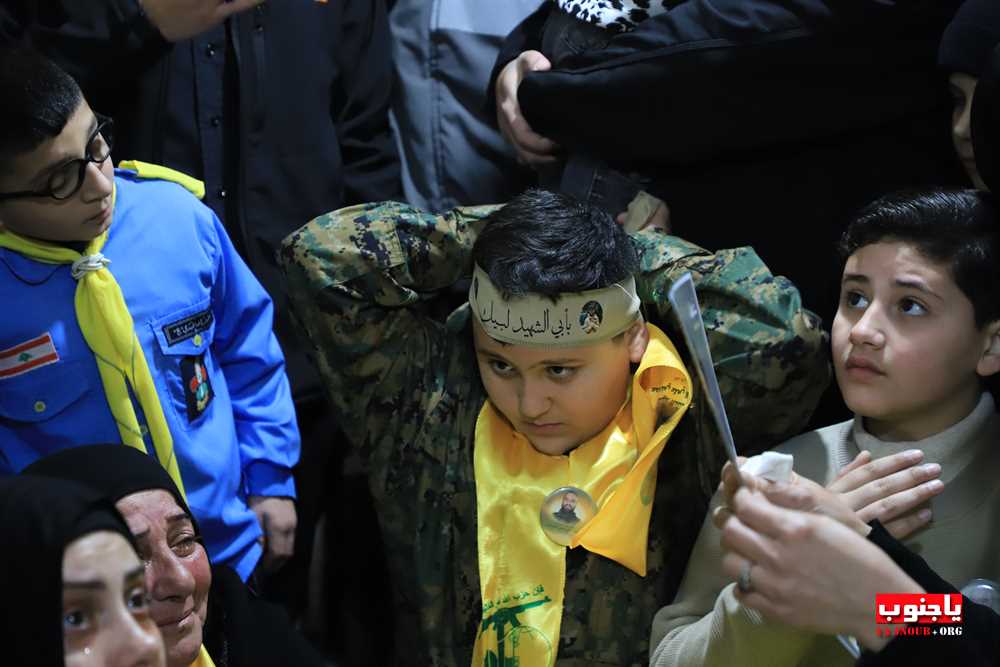 من استقبال الشهيد المجاهد على طريق القدس محمد سباعي في بلدة طيردبا الجنوبية 