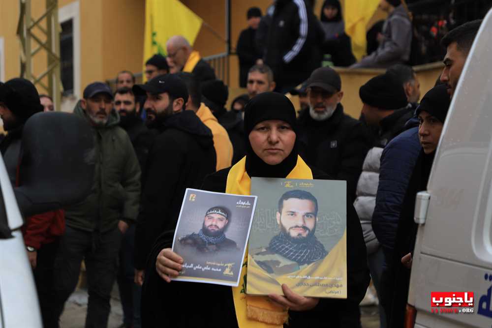 من استقبال الشهيد المجاهد على طريق القدس محمد سباعي في بلدة طيردبا الجنوبية 