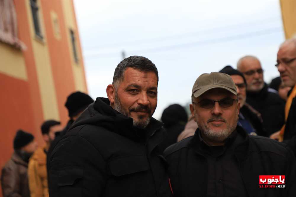 من استقبال الشهيد المجاهد على طريق القدس محمد سباعي في بلدة طيردبا الجنوبية 