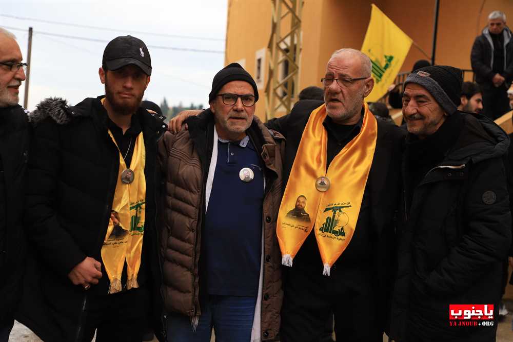 من استقبال الشهيد المجاهد على طريق القدس محمد سباعي في بلدة طيردبا الجنوبية 