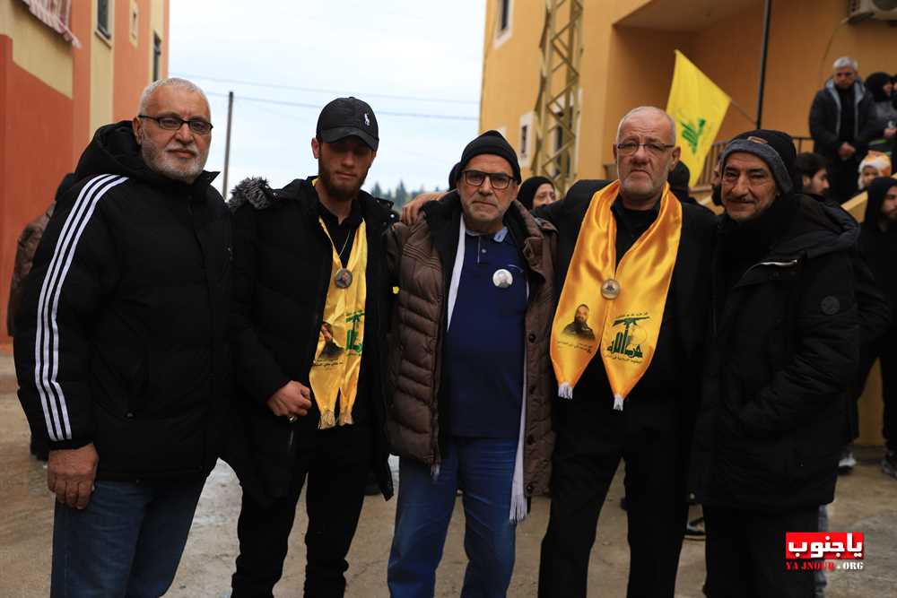 من استقبال الشهيد المجاهد على طريق القدس محمد سباعي في بلدة طيردبا الجنوبية 