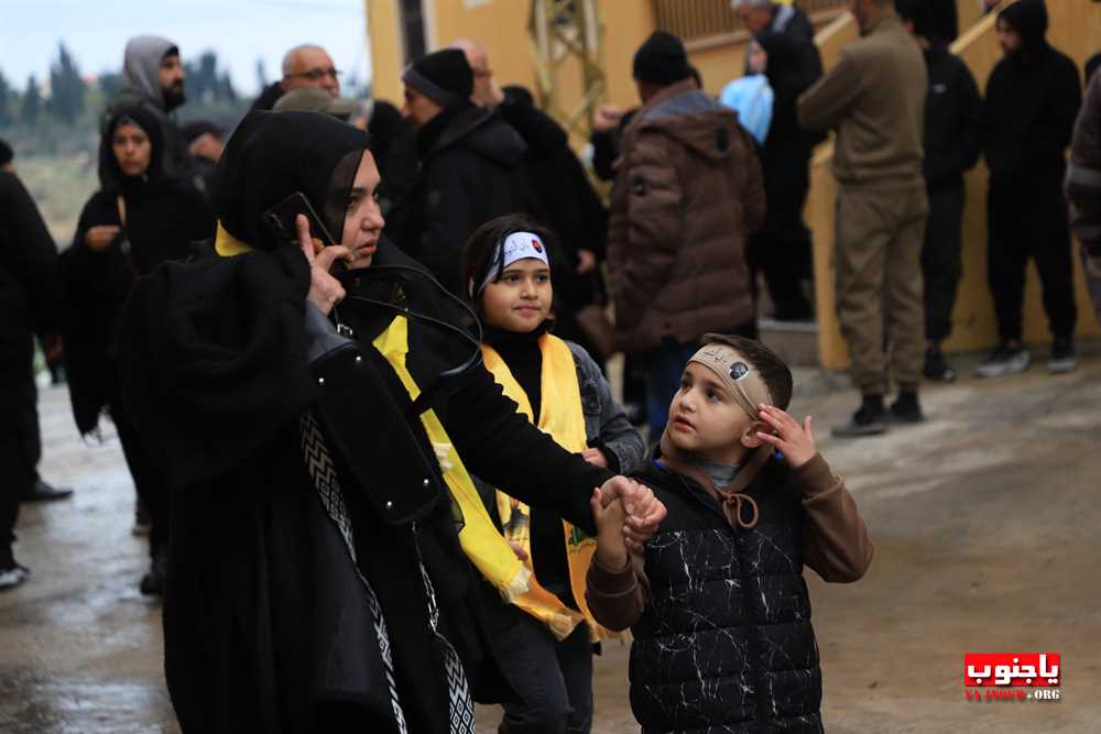 من استقبال الشهيد المجاهد على طريق القدس محمد سباعي في بلدة طيردبا الجنوبية 