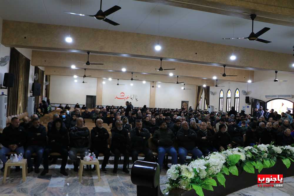 طيردبا : حفل تكريمي للشهيد المجاهد على طريق القدس حسن حسين نعنوع في حسينية السيدة زينب ع 