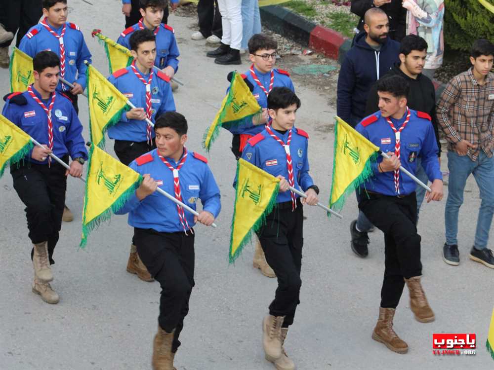 لقطات مصورة من تشييع القائد الجهادي الكبير  الحاج حسين علي هزيمة 