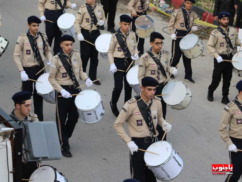 لقطات مصورة من تشييع القائد الجهادي الكبير  الحاج حسين علي هزيمة 