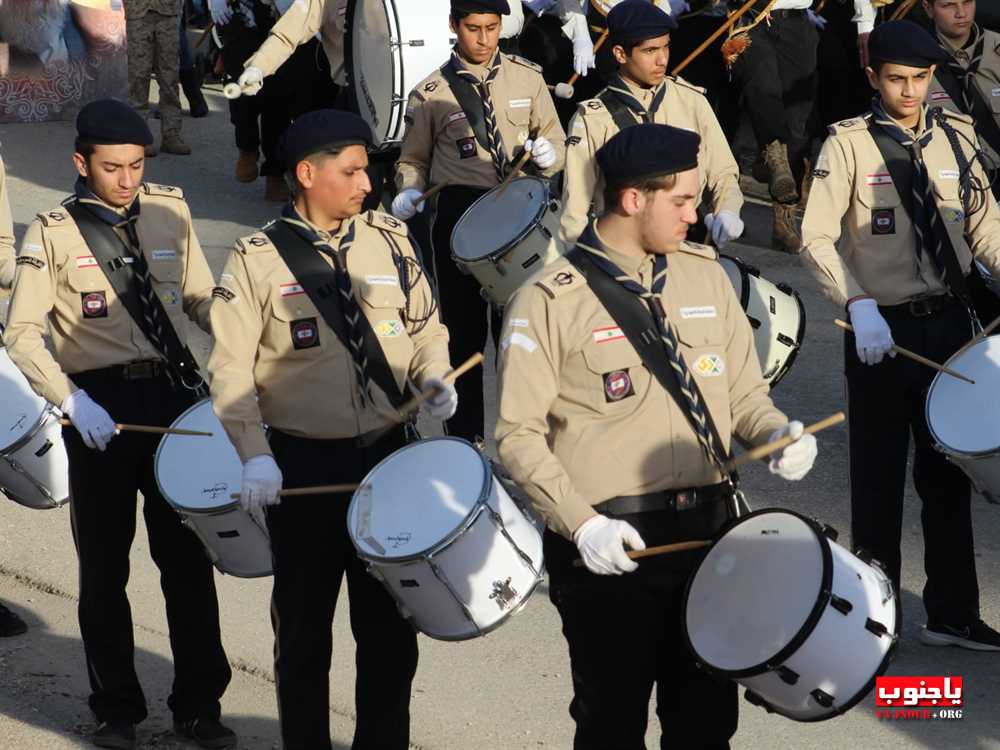 لقطات مصورة من تشييع القائد الجهادي الكبير  الحاج حسين علي هزيمة 