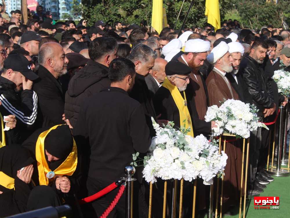 لقطات مصورة من تشييع القائد الجهادي الكبير  الحاج حسين علي هزيمة 