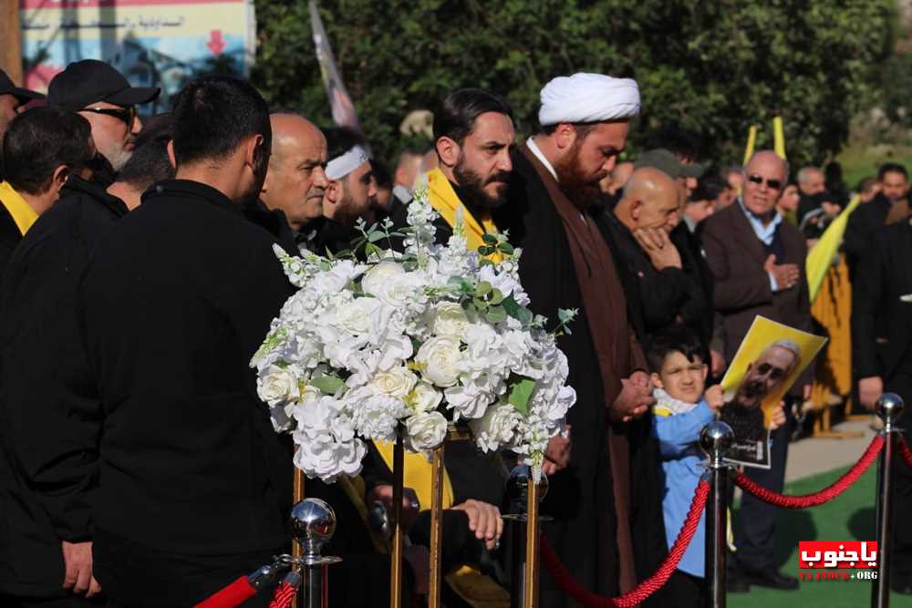 لقطات مصورة من تشييع القائد الجهادي الكبير  الحاج حسين علي هزيمة 