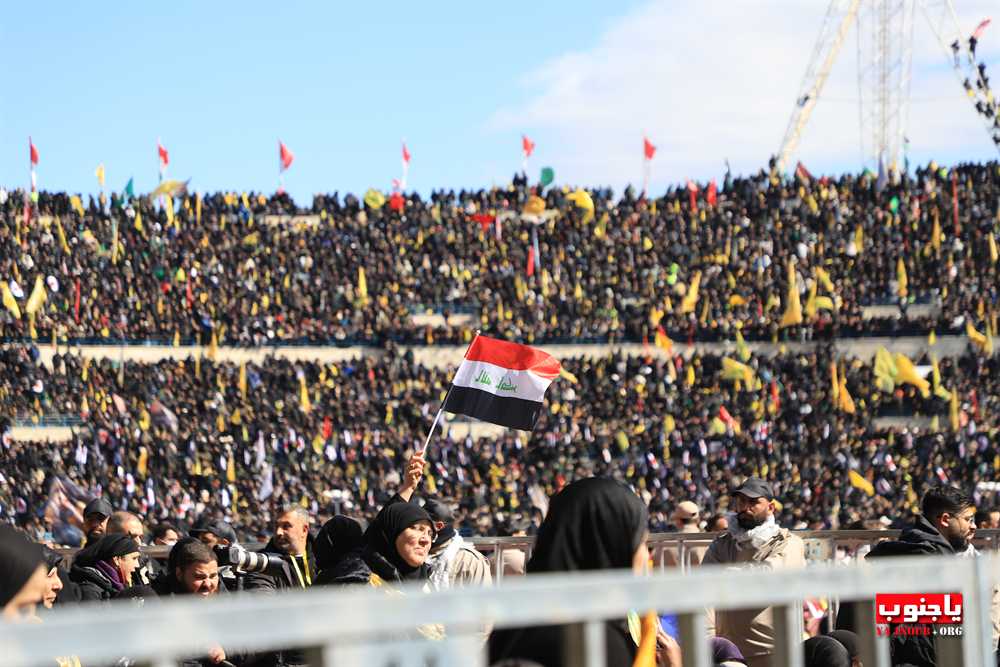 وداع مليوني في تشييع القائد التاريخي السيد حسن نصر الله  والسيد هاشم صفي الدين في بيروت 