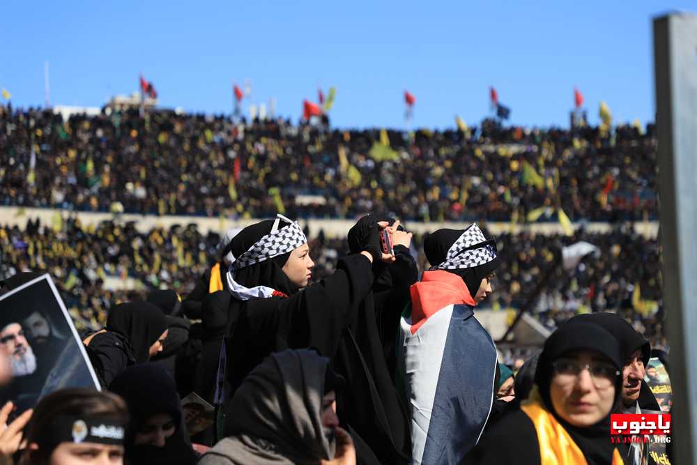 وداع مليوني في تشييع القائد التاريخي السيد حسن نصر الله  والسيد هاشم صفي الدين في بيروت 