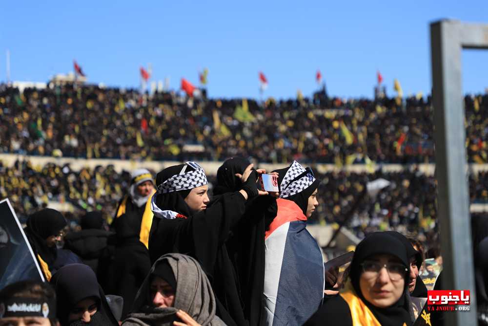 وداع مليوني في تشييع القائد التاريخي السيد حسن نصر الله  والسيد هاشم صفي الدين في بيروت 