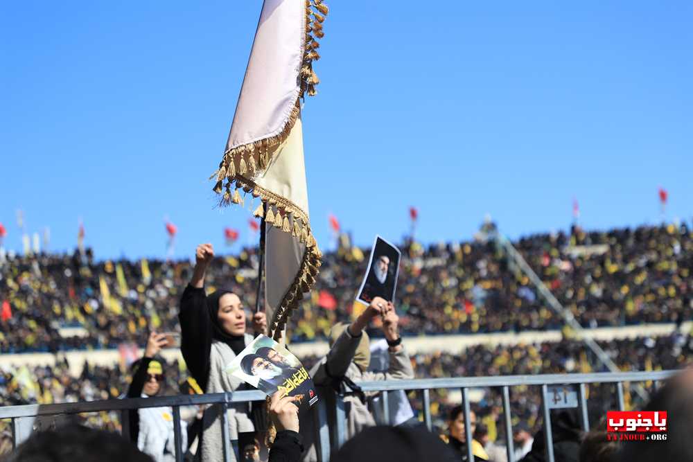 وداع مليوني في تشييع القائد التاريخي السيد حسن نصر الله  والسيد هاشم صفي الدين في بيروت 