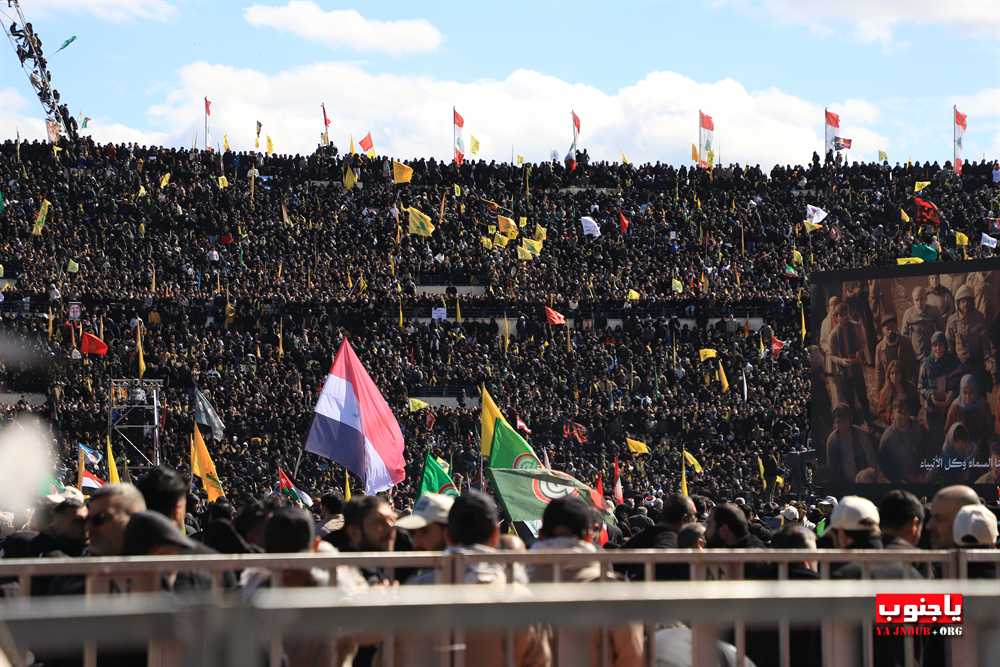 وداع مليوني في تشييع القائد التاريخي السيد حسن نصر الله  والسيد هاشم صفي الدين في بيروت 