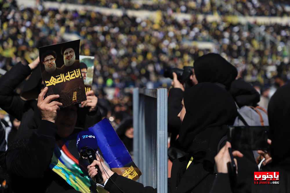 وداع مليوني في تشييع القائد التاريخي السيد حسن نصر الله  والسيد هاشم صفي الدين في بيروت 