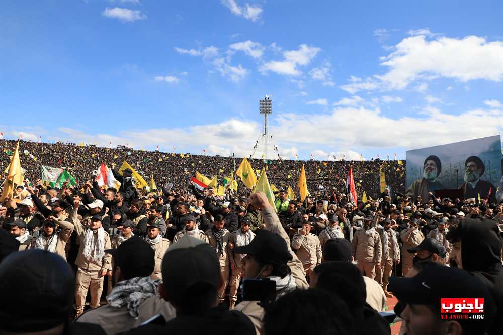 وداع مليوني في تشييع القائد التاريخي السيد حسن نصر الله  والسيد هاشم صفي الدين في بيروت 