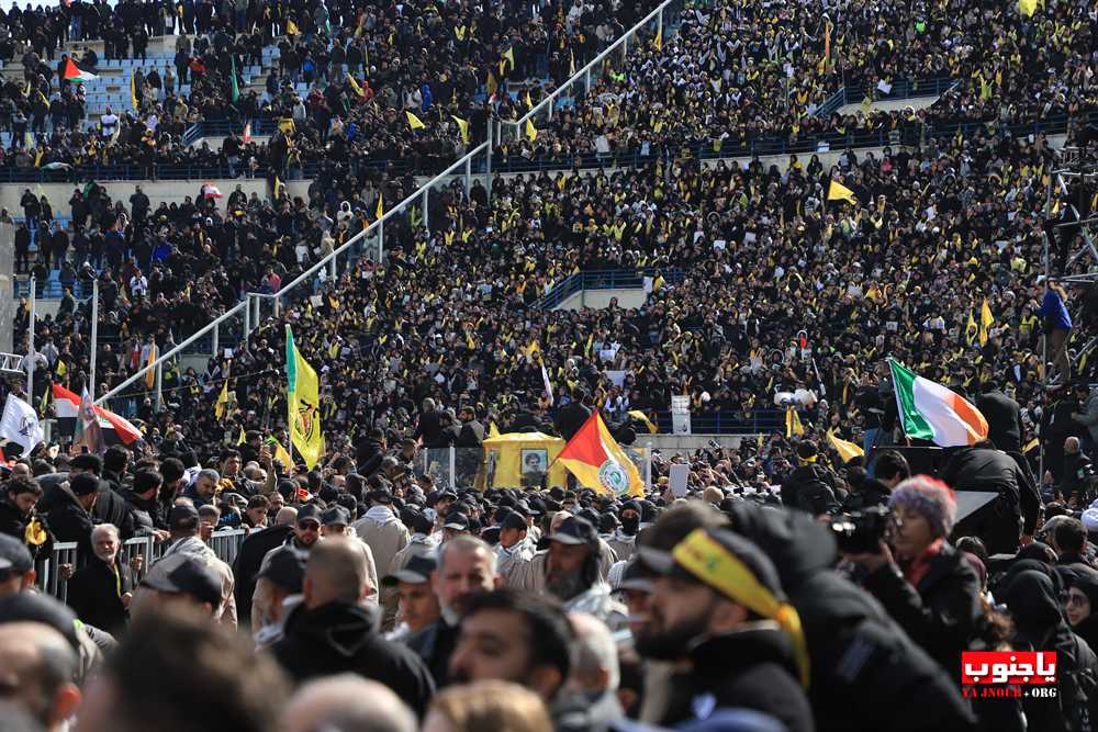 وداع مليوني في تشييع القائد التاريخي السيد حسن نصر الله  والسيد هاشم صفي الدين في بيروت 