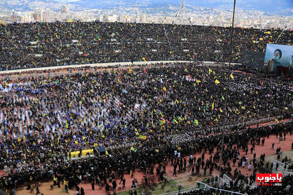 وداع مليوني في تشييع القائد التاريخي السيد حسن نصر الله  والسيد هاشم صفي الدين في بيروت الجزء الثاني 