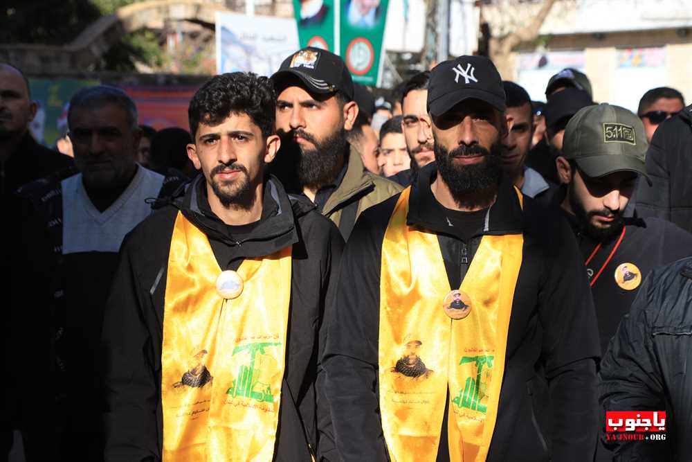 بلدة البرج الشمالي شيعت الشهيد المجاهد على طريق القدس رضوان سليم عواضة ابن بلدة شيحين 
