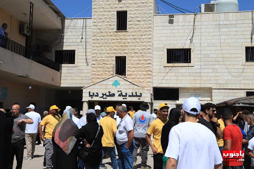 يوم انتخابي طويل في بلدة طيردبا تغطية عدسة موقع ياجنوب 