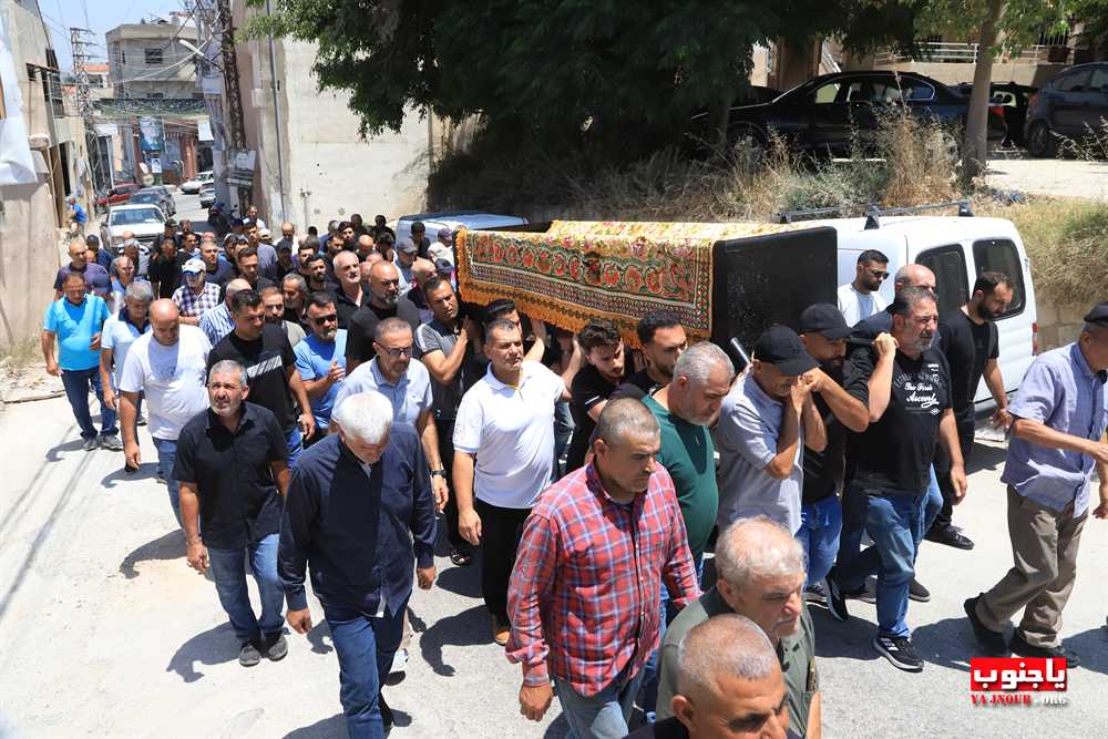 بلدة طيردبا شيعت الفقيد الغالي حسين طه 